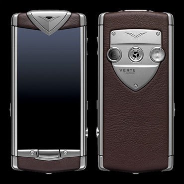 Vertu Constellation T Нержавеющая сталь, коричневая кожа