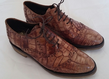 женская обувь из кожи крокодила