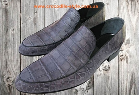 туфли из кожи крокодила
