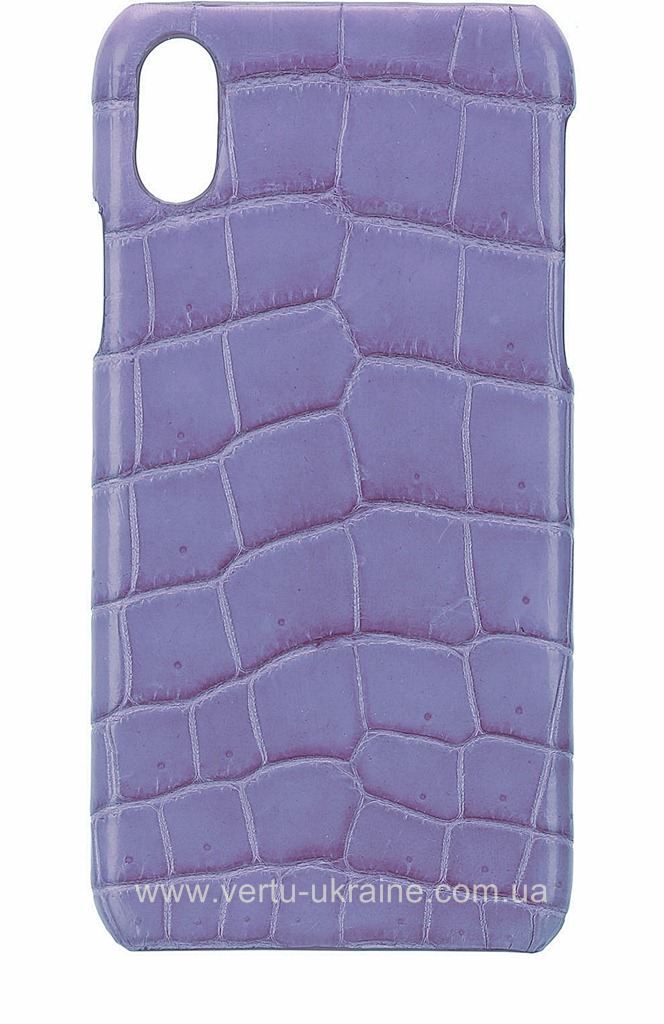 Накладка из кожи крокодила iPhone Xs